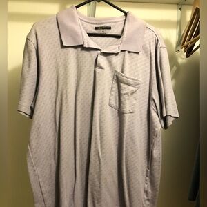 VanHuesin mens polo shirt size XL light lavender